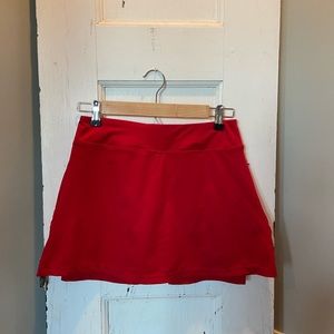 Red tennis skirt!!
